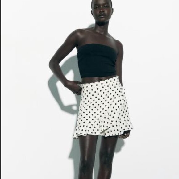 Zara polka dot skort - Picture 2 of 6